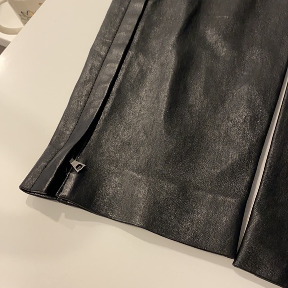 Theory Bristol Leather Pants - Size 8 - Picture 10 of 16